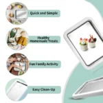 multifunctional rolled ice cream maker for homemade frozen desserts