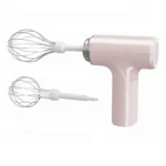 rechargeable electric egg beater with 3 speed whisk