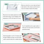 multifunctional rolled ice cream maker for homemade frozen desserts