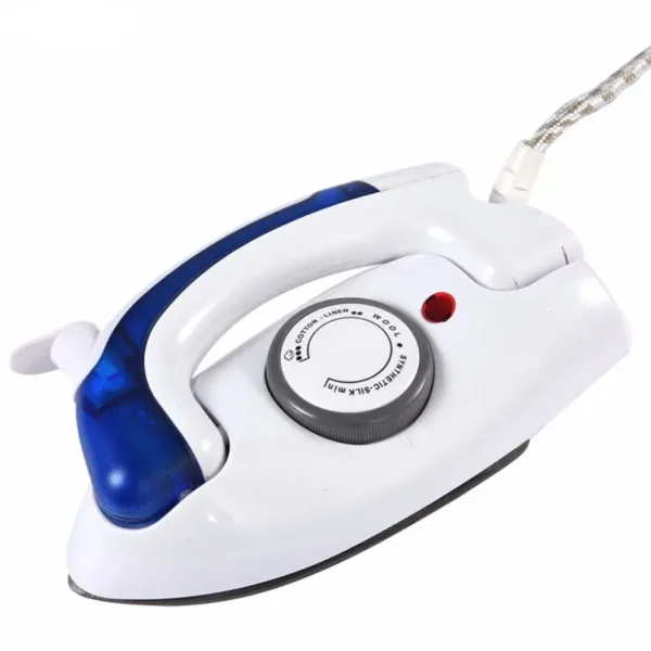 portable folding iron with steam and dry ironing functions