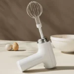 rechargeable electric egg beater with 3 speed whisk
