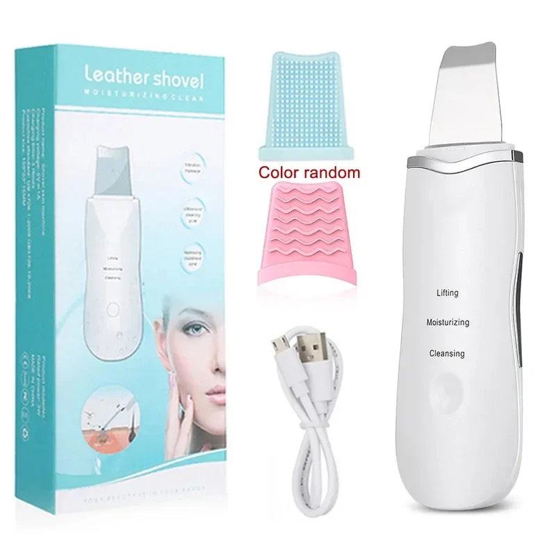 Skin Scrubber Deep Vibrating Facial Cleaner Face Pore Cleaner Spatula Facial Massager