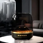 Glass Speaker with colorful LED lights