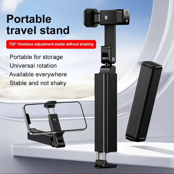 Multi-Angle Phone Holder 720 Degree Rotating Universal Clamp Phone Stand