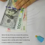 2 in 1 money detector pen with UV LED light