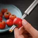 Stainless Steel Apple Seed Remover Fruit Corer Tool for Apples Pears and Other Fruits