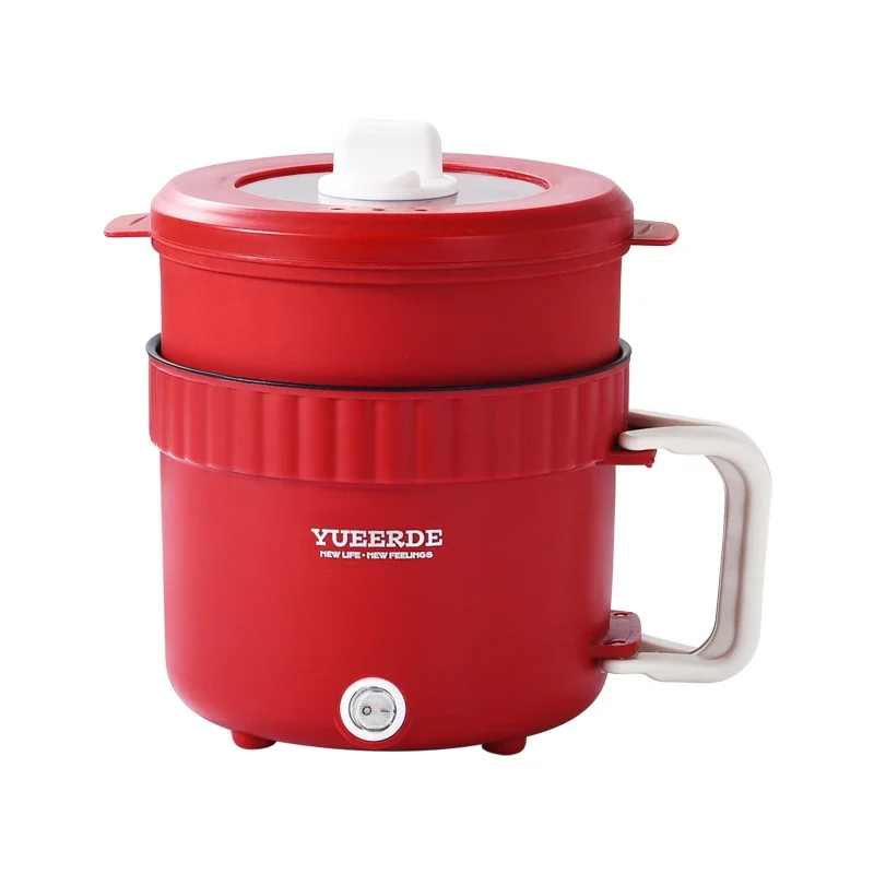 1.5L Mini Electric Cooking Pot 450W Non-Stick Multifunctional Travel Cooking Pot
