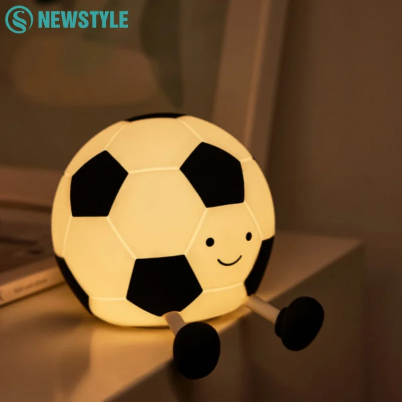 Football Light Rechargeable Night Lamp
