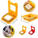 2-in-1 Bread Sandwich Cutter Mold Square Sandwich Sealer