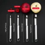 Stainless Steel Apple Seed Remover Fruit Corer Tool for Apples Pears and Other Fruits