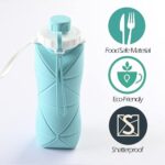 Portable Collapsible Water Bottle – Foldable Leak-Proof Reusable Water Bottle for Travel & Sports - Image 3