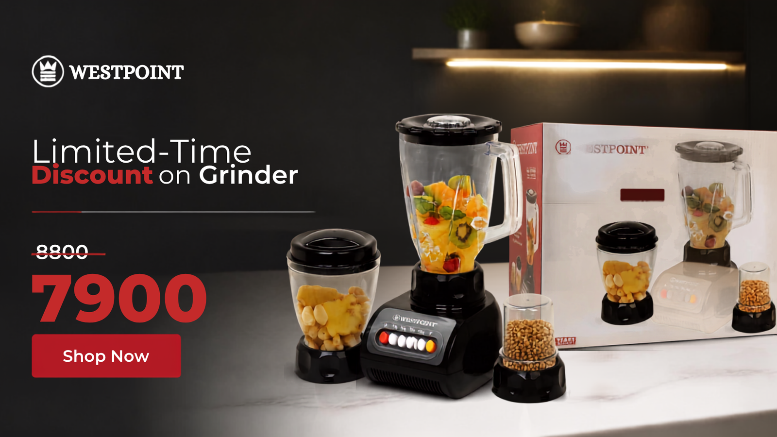 Westpoint Blender and Grinder WF-9491