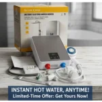Silver Crest Instant Electric Water Heater with Shower Kit – Fast Heating Bathroom Water Heater - Image 3