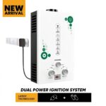 7 liter instant gas water heater Model 710C with dual ignition system