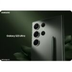 Samsung Galaxy S23 Ultra 5G smartphone featuring a premium design and 200MP quad rear camera system