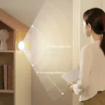1/2/4PCS Wireless LED Night Light Smart Human Body Motion Sensor Magnetic Suction Round Lamp Flicker Free USB Rechargeable Wall - Image 2